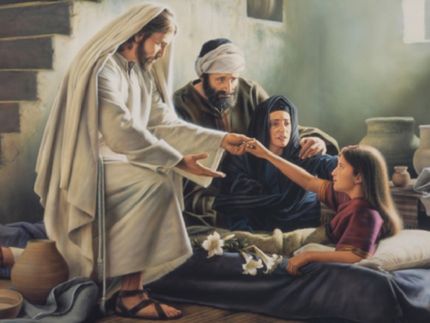 Gospod Isus oživljava mrtvu dvanaestogodišnju devojčicu